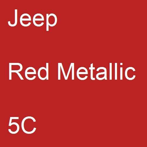 Jeep, Red Metallic, 5C.